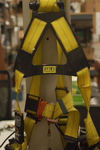 DBI SALA VEST STYLE FULL BODY HARNESS NAVY/YELLOW