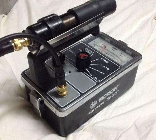 Bicron surveyor 2000 geiger counter, 2 probes, certified and calibrated 1/8/2015 for sale