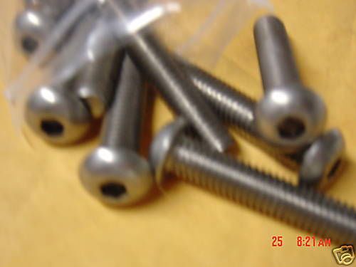 3/8-16 X 2&#034; Stainless Button Head Cap Screws