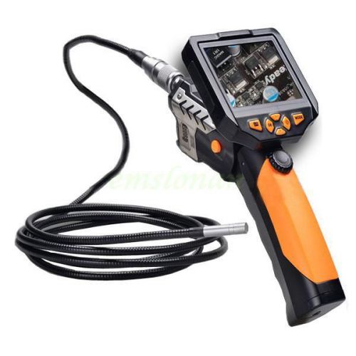 5.5mm 3.5&#034; LCD Inspection Snake Camera Endoscope Borescope Rotation DVR 3M Tube