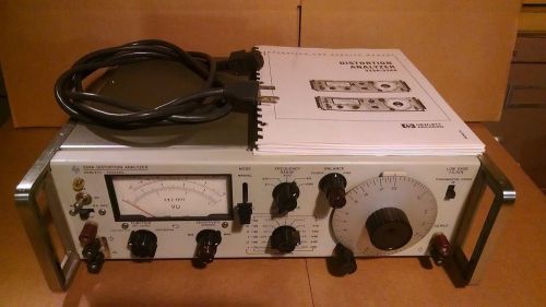 HP Hewlett Packard 334A Distortion Analyzer + Manual  -Tested-