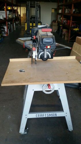 Craftsman radial arm saw 10 inch with Lazer track model 9058