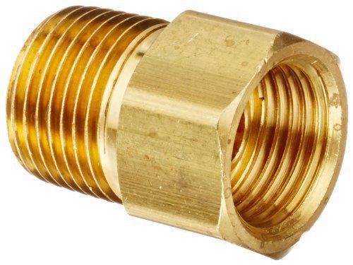 Eaton Weatherhead 202X6X6 Brass CA360 Inverted Flare Brass Fitting  Adapter  3/8