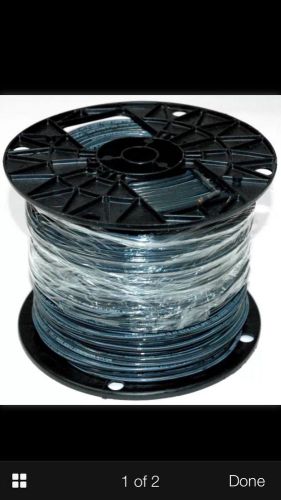 NEW! 12 Gauge AWG Solid Copper THHN Wire 500&#039; Spool Black 500 feet #12 Thhn