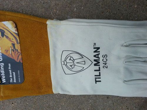 TILLMAN 24CS TIG Welding GLOVES Small Top Grain Kidskin 24 CS Kevlar stitching