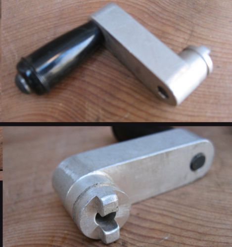 Aluminum handle crank part - engraving machine vise index centering ? - new herm for sale