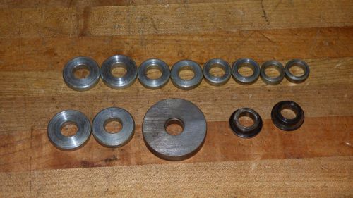 Delta Shaper, Bushings / Spacers / Collars 1/2&#034; Bore, Lot Of 13