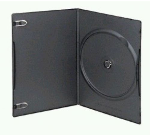 200 SUPER SLIM Black Single DVD Cases 5MM