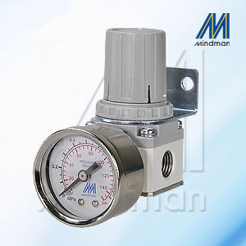 MAR200-8A-NPT Air Regulator 1/4&#034;  with Gauge, Mindman Pneumatics