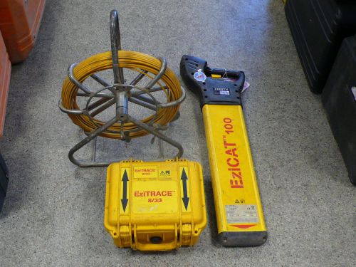 Leica Digicat eziCat 100 + generator cable/pipe locator+tracking reel CALIBRATED