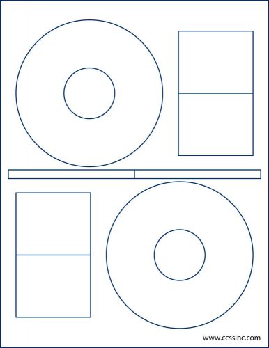 CD DVD Labels - Stomper Compatible - 200 Labels/100 sheets ACE 60400 C FREE SHIP