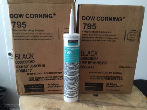 22 Tubes DOW Corning 795 Black