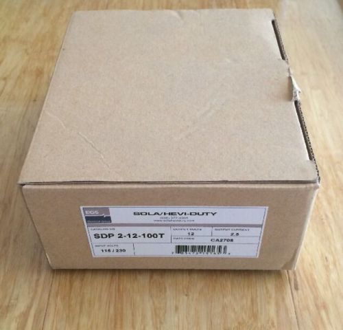 NEW IN BOX EGS SOLA/HEVI-Duty SDP 2-12-100T