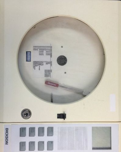 Dickson KTX C412 8&#034; Chart Recorder 0-100 7Day