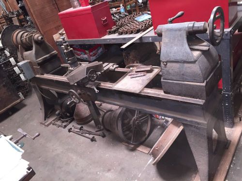 Prentiss pattern maker lathe 32&#034; x 5&#039; capacity with outboard stand 220v motor for sale