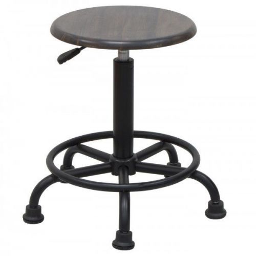 Wide Base Retro Stool by Studio Designs - Gunnison Gray