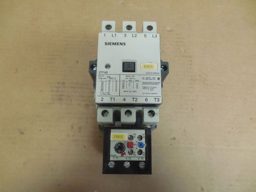 SIEMENS STARTER 3TF48 120V COIL 3TF4822-OAK1 100A A AMP 600Vac w/ 3UA58 00-2U