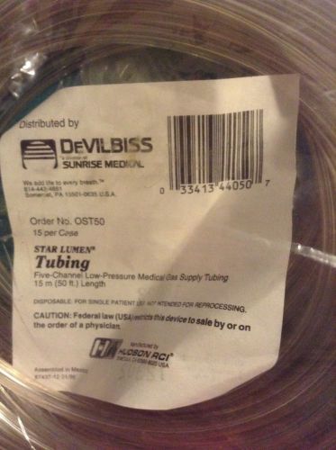 Devilbiss Star Lumen tubing Five channel, low pressure medical gas supply 50 ft