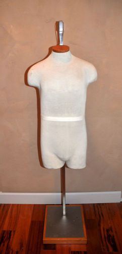 Male mannequin Form Medium Frame - cloth form with adjustable stand