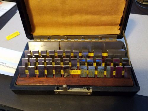 DoALL 38 Piece Gage Block Set Missing 1 Piece