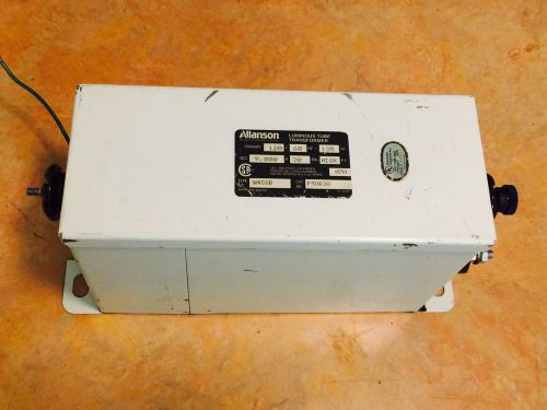 Allanson 9000v luminous tube gas tube sign transformer 120v 60hz 135va 30ma for sale