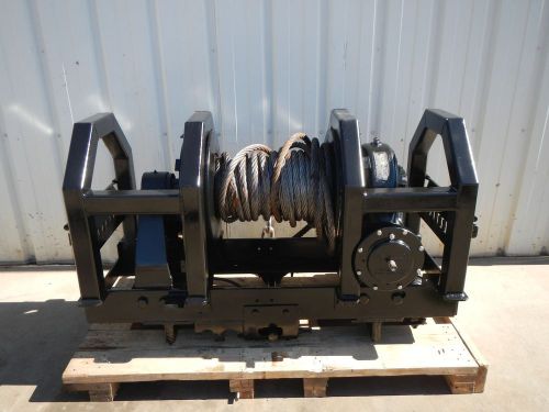 TULSA RUFNEK 45 RN45W 45,000 LB WORM DRIVE FLATBED TOW TRUCK WINCH