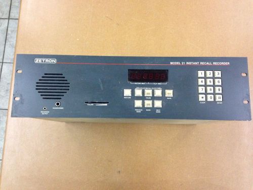 Zetron Model 21 Instant Recall Recorder