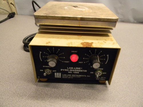 Lab-line pyro multi-magnestir heater / stirrer model 1266, tested, works fine for sale