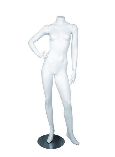 *NEW* HEADLESS FEMALE ADULT DISPLAY MANNEQUIN - WHITE MATTE FINISH - ERICA3