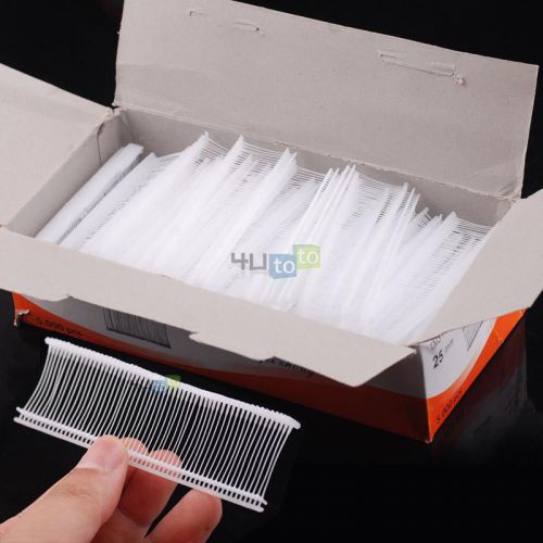 5000Pcs 1&#034; 25mm White Price Tagging Barbs Fasteners High Quality Standard Size