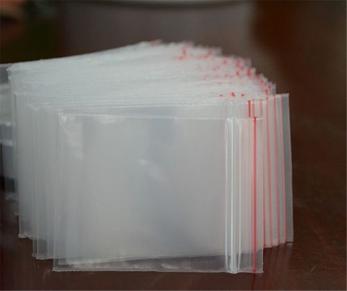 New wholesale 500pcs 6x8cm ziplock zipper lock reclose plastic bag purse for sale