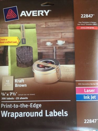 Avery Kraft Brown Label Strip 22847