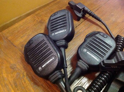 Lot Of 3 Motorola OEM Speaker Mic NMN6191B XTS Series