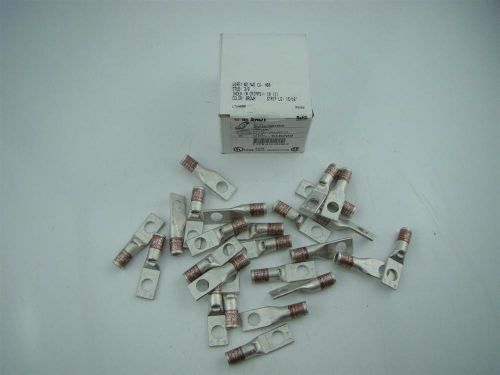 (25) BURNDY WIRE CONNECTORS - HYLUG #2 AWG CU, N60  3/8&#034;