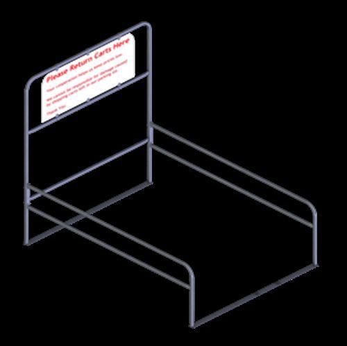 National cart co cc-900-14 single-entry 14&#039;l 900-series cart corral for sale