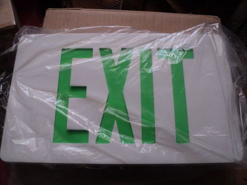 SURE-LITES CX7170GWSD Emergency Exit Sign , 120 / 277 VOLT