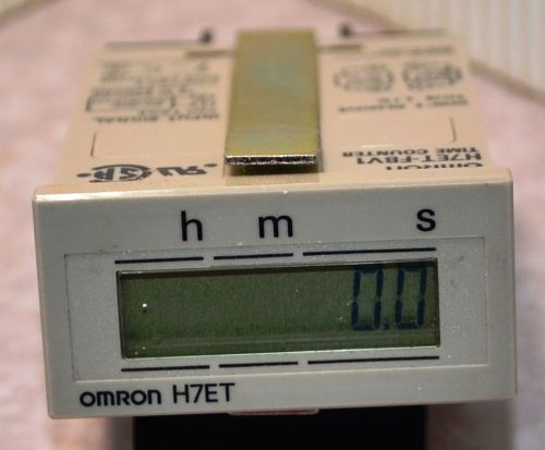 OMRON H7ET-FBV1 TIME COUNTER AC/DC 24-240VAC_6-240VDC