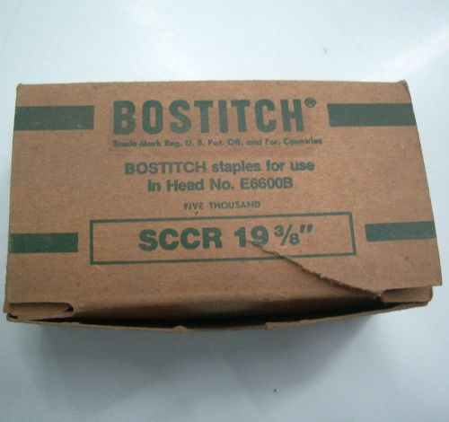 BOSTITCH SCCR 5019-3/8&#034; STAPLES, 5,000 per Box, Graphic Arts Staples, 1/2&#034; Crown