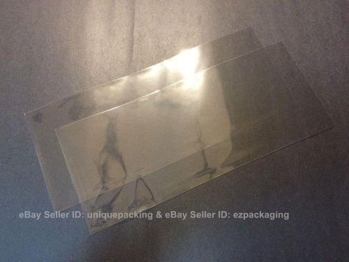 1000 Pcs 5x12 (O) Crystal Clear Flat Poly / Cello Cellophane Bags 5 x 12