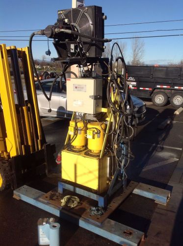 Enerpac electric hydraulic pump, high pressure, triple motors, 10,000 psi, ze6 for sale