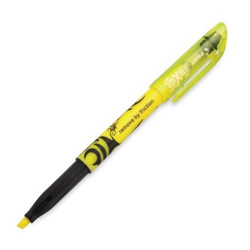 Pilot FriXion Light Erasable Highlighters, Chisel Point, Yellow, Dozen Box