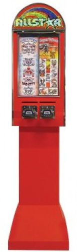 Allstar 2 column sticker machine with standallstar for sale