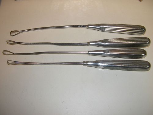 Lot of 4 V. Mueller / Sklar / Dittmar Sims Uterine Curette GL1600-004 / 90-5421