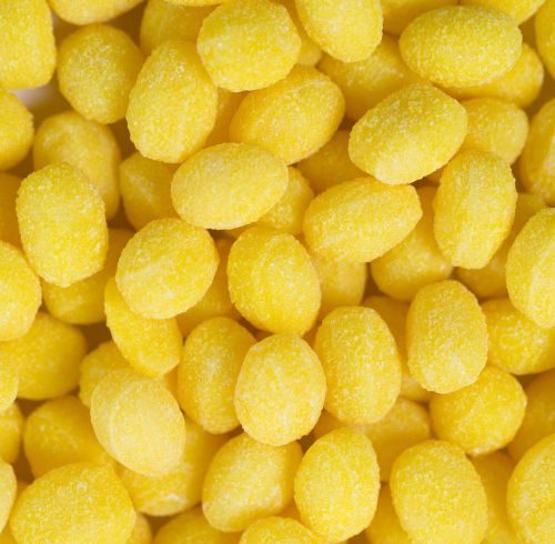 Lemon Drops Sanded Claeys 1/2 pound bulk bag approx 48 pieces hard candy