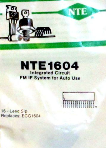 NTE1604  ECG1604 equiv  QTY:2