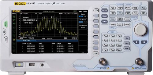 Rigol dsa815-tgwcase 9khz to 1.5ghz with pre-amplifier for sale