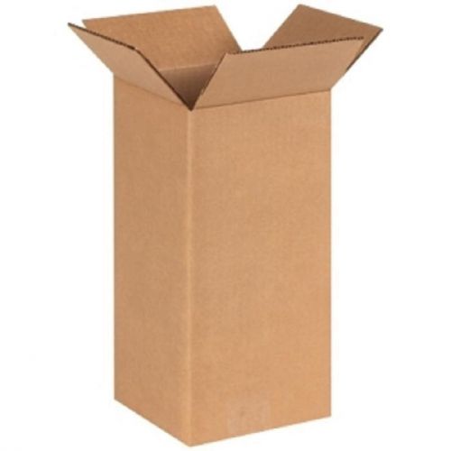 Corrugated cardboard tall shipping storage boxes 6&#034; x 6&#034; x 12&#034; (bundle of 25) for sale