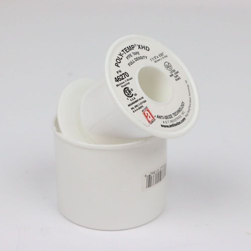 Poly-Temp XHD PTFE Tape 1.5&#034; x 520&#034; | Anti-Seize Technology | 1 Roll