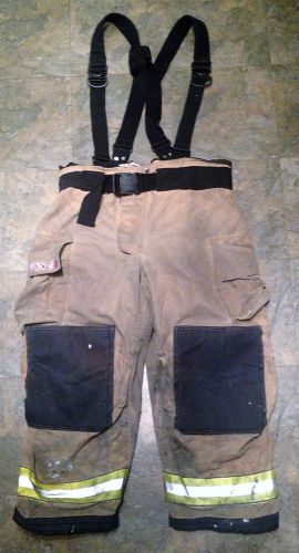 Firefighter Turnout/Bunker Pants w/ Belt/Susp. - Globe G-Xtreme - 42 x 28 - 2009