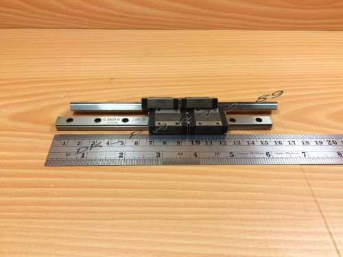 1 pair, IKO Linear Bearing LWL9, LM Guide 160 mm. 2Rails 4blocks &lt;67&gt;